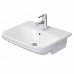 Duravit DuraStyle 550mm 1TH Semi-Recessed Basin - 0375550000