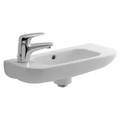 Duravit D-Code 500mm 1TH Wall Hung Handrinse Basin