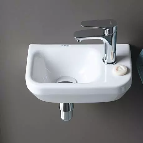 Duravit No.1 360mm 1TH Wall Hung Handrinse Basin - 07453600412 2 Duravit No.1 360mm 1TH Wall Hung Handrinse Basin - 07453600412 - Image 2