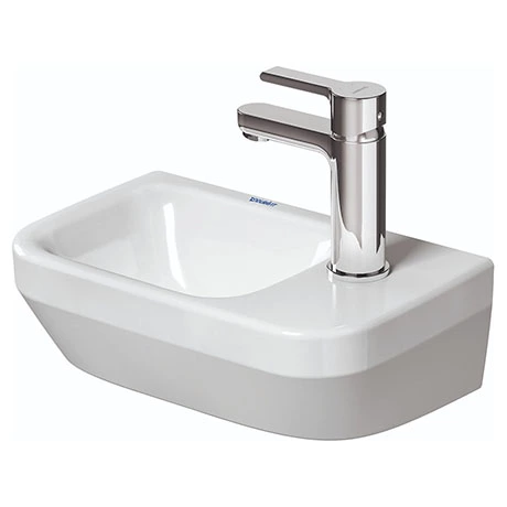 Duravit No.1 360mm 1TH Wall Hung Handrinse Basin - 07453600412 1 Duravit No.1 360mm 1TH Wall Hung Handrinse Basin - 07453600412