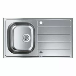 Grohe K200 1.0 Bowl Stainless Steel Kitchen Sink - 31552SD1 -Cheap Basins Store 31552SD1 D3 460