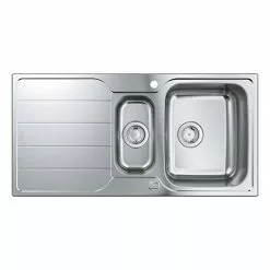 Grohe K500 1.5 Bowl Stainless Steel Kitchen Sink - 31572SD1 -Cheap Basins Store 31572SD1 D2 460