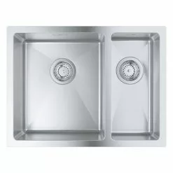 Grohe K700 1.5 Bowl Stainless Steel Kitchen Sink - 31577SD1 -Cheap Basins Store 31577SD1 D2 460
