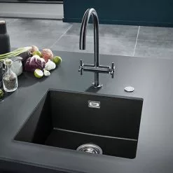 Grohe K700 1.0 Bowl Undermount Composite Quartz Kitchen Sink - Black - 31653AP0