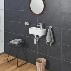 Grohe Euro 370mm 1TH Compact Right Hand Wall Hung Basin - 39327000 6 Grohe Euro 370mm 1TH Compact Right Hand Wall Hung Basin - 39327000 -Cheap Basins Store 39327000 D2 460