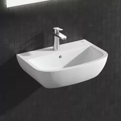Grohe Bau Ceramic 550mm 1TH Wall Hung Basin - 39440000 -Cheap Basins Store 39440000 D3 460