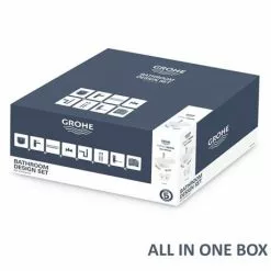 Grohe Bau Ceramic 550mm Complete Basin Package (Tap + waste included) -Cheap Basins Store 39471000 nd5 460