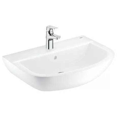 Grohe Bau Ceramic 600mm Complete Basin Package (Tap + waste included) 2 Grohe Bau Ceramic 600mm Complete Basin Package (Tap + waste included) - Image 2