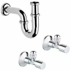 Grohe Bau Ceramic 600mm Complete Basin Package (Tap + waste included) 9 Grohe Bau Ceramic 600mm Complete Basin Package (Tap + waste included) -Cheap Basins Store 39472000 nd4 460