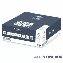 Grohe Bau Ceramic 600mm Complete Basin Package (Tap + waste included) 10 Grohe Bau Ceramic 600mm Complete Basin Package (Tap + waste included) -Cheap Basins Store 39472000 nd5 460