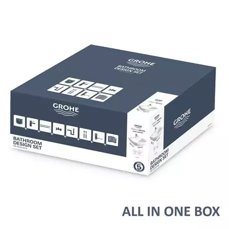 Grohe Euro Ceramic 600mm Complete Basin Package (Cosmo Smart Tap + Waste Included) 6 Grohe Euro Ceramic 600mm Complete Basin Package (Cosmo Smart Tap + Waste Included) - Image 6