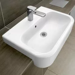 Villeroy and Boch Architectura 550 x 430mm 1TH Semi-Recessed Basin - 41905501