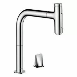 Hansgrohe C51-F635-09 1.5 Bowl Kitchen Sink & Tap Bundle - 43220000 -Cheap Basins Store 43217000 D2 460