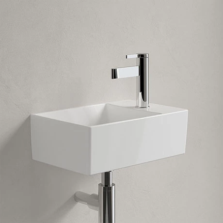 Villeroy and Boch Memento 2.0 400 x 260mm 1TH Wall Hung Basin 1 Villeroy and Boch Memento 2.0 400 x 260mm 1TH Wall Hung Basin
