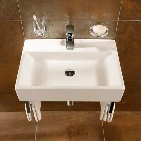 Villeroy and Boch Memento 1TH Wall Hung Basin 4 Villeroy and Boch Memento 1TH Wall Hung Basin - Image 4