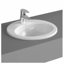 VitrA - S20 Countertop Round Basin - 1 Tap Hole - 3 Size Options
