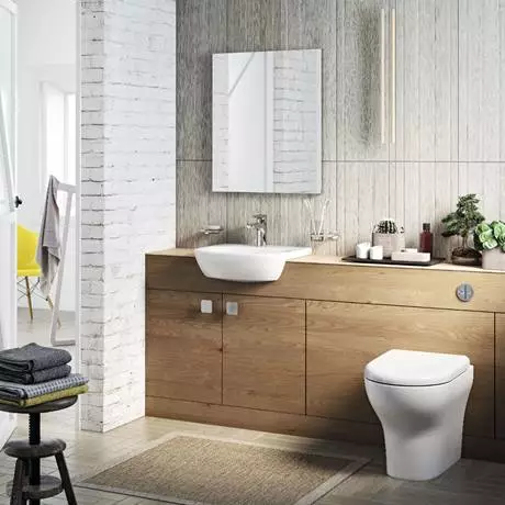 VitrA - Zentrum Semi-Recessed Basin - 1 Tap Hole 2 VitrA - Zentrum Semi-Recessed Basin - 1 Tap Hole - Image 2