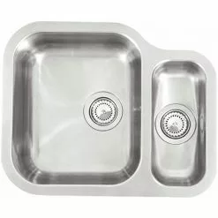 Reginox Alaska 1.5 Bowl Stainless Steel Undermount Kitchen Sink