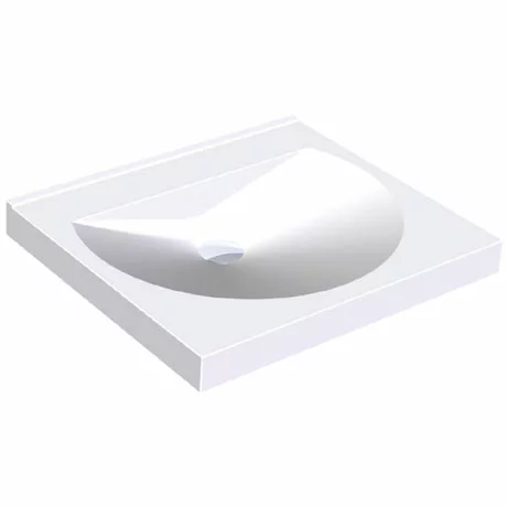 Franke Ronda ANMW210 600mm Single Washbasin without Taphole 1 Franke Ronda ANMW210 600mm Single Washbasin without Taphole