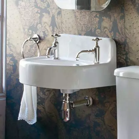 Arcade 500mm Cloakroom Basin Two Tap Hole with Overflow 2 Arcade 500mm Cloakroom Basin Two Tap Hole with Overflow - Image 2