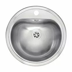 Reginox Atlantis 1.0 Bowl 1TH Stainless Steel Inset/Undermount Kitchen Sink