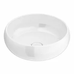 Arezzo Round Counter Top Basin (360mm Diameter - Gloss White) -Cheap Basins Store AZ113GW n d3 460