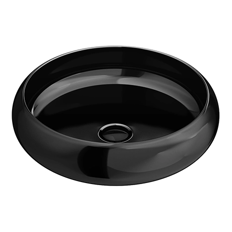 Arezzo Round Counter Top Basin (420mm Diameter - Gloss Black) 1 Arezzo Round Counter Top Basin (420mm Diameter - Gloss Black)