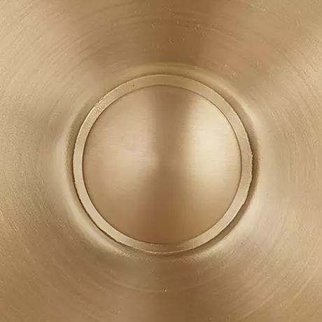 Arezzo Brushed Brass 340 x 520mm Rectangular Stainless Steel Counter Top Basin + Waste 2 Arezzo Brushed Brass 340 x 520mm Rectangular Stainless Steel Counter Top Basin + Waste - Image 2