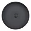 Arezzo Matt Black 360mm Round Stainless Steel Counter Top Basin + Waste