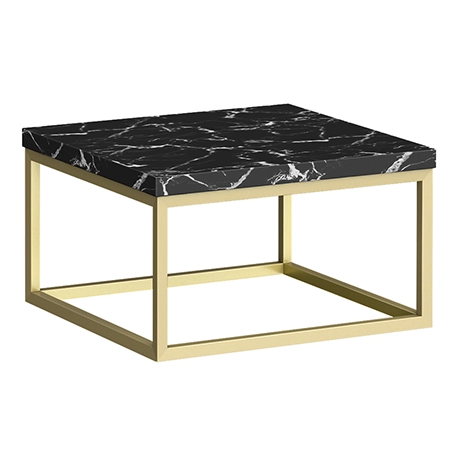 Arezzo 500 Black Marble Effect Worktop with Brushed Brass Wall Mounted Frame 1 Arezzo 500 Black Marble Effect Worktop with Brushed Brass Wall Mounted Frame