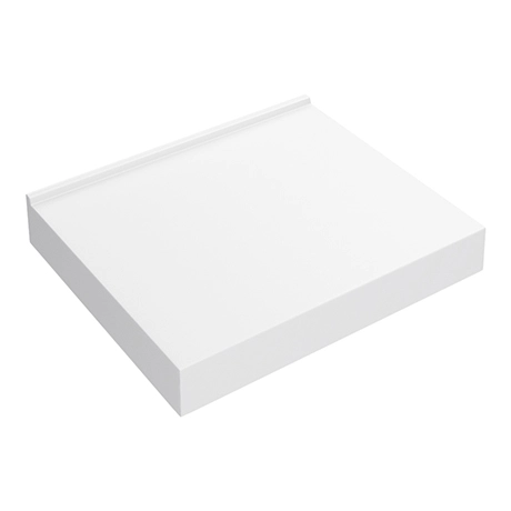 Arezzo Stone Resin Wall Mounted Basin Shelf (600mm Wide - Matt White) 1 Arezzo Stone Resin Wall Mounted Basin Shelf (600mm Wide - Matt White)