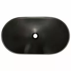 Arezzo Oval Counter Top Basin (620mm Wide - Matt Black) 7 Arezzo Oval Counter Top Basin (620mm Wide - Matt Black) -Cheap Basins Store AZ7811AMB d3 460
