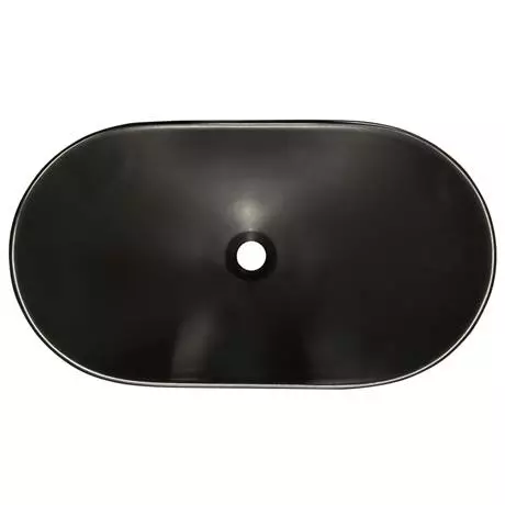 Arezzo Oval Counter Top Basin (620mm Wide - Matt Black) 3 Arezzo Oval Counter Top Basin (620mm Wide - Matt Black) - Image 3