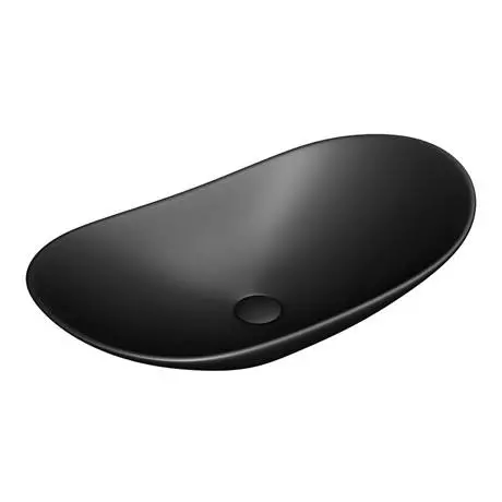 Arezzo Oval Counter Top Basin (620mm Wide - Matt Black) 5 Arezzo Oval Counter Top Basin (620mm Wide - Matt Black) - Image 5