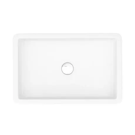 Arezzo 600 x 390mm Gloss White Rectangular Counter Top Basin 5 Arezzo 600 x 390mm Gloss White Rectangular Counter Top Basin - Image 5