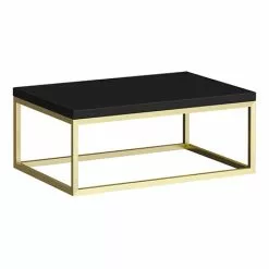 Arezzo 700 Matt Black Stone Resin Worktop with Brushed Brass Wall Mounted Frame