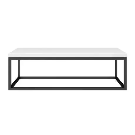 Arezzo 910 Gloss White Stone Resin Worktop with Matt Black Wall Mounted Frame 2 Arezzo 910 Gloss White Stone Resin Worktop with Matt Black Wall Mounted Frame - Image 2