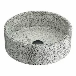 Arezzo Speckled Stone Effect Round Counter Top Basin - 410mm Diameter -Cheap Basins Store AZJ2021 d2 460