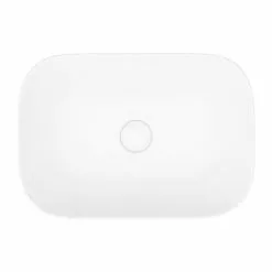 Arezzo 465 x 325mm Gloss White Curved Rectangular Counter Top Basin -Cheap Basins Store AZW465 d5 460