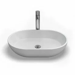 Clearwater - Formoso Bacino Natural Stone Countertop Basin - W590 x D390mm - B1A