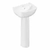 Grohe Bau 450mm 1TH Basin + Full Pedestal