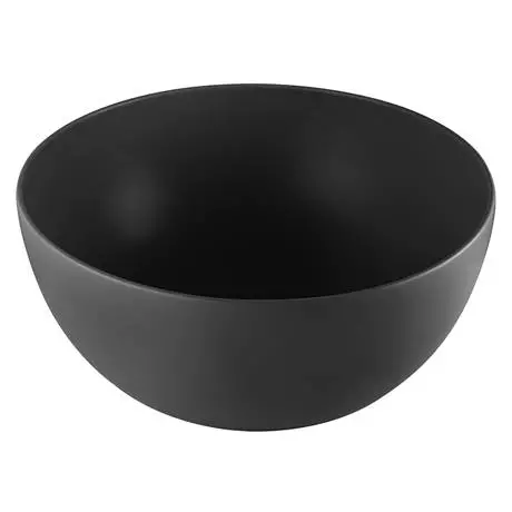 BagnoDesign Matt Black Koy 400mm Round Countertop Basin 2 BagnoDesign Matt Black Koy 400mm Round Countertop Basin - Image 2