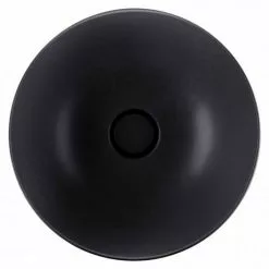 BagnoDesign Matt Black Koy 400mm Round Countertop Basin 8 BagnoDesign Matt Black Koy 400mm Round Countertop Basin -Cheap Basins Store BDS KOY 702 MB D2 460