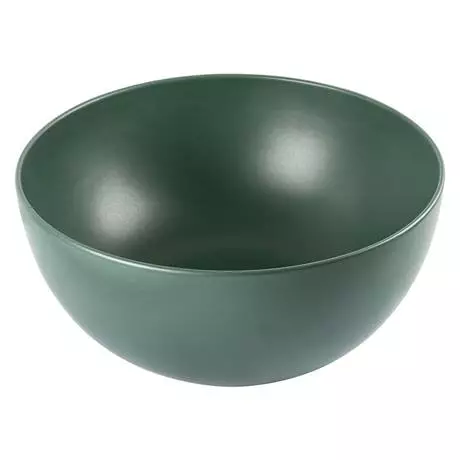 BagnoDesign Matt Green Koy 400mm Round Countertop Basin 2 BagnoDesign Matt Green Koy 400mm Round Countertop Basin - Image 2