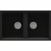 Reginox Best 450 2.0 Bowl Granite Kitchen Sink - Black