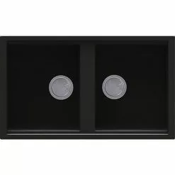 Reginox Best 450 2.0 Bowl Granite Kitchen Sink - Black