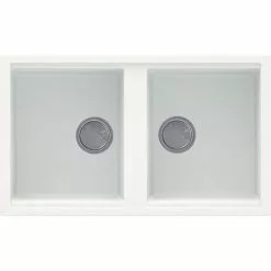 Reginox Best 450 2.0 Bowl Granite Kitchen Sink - White