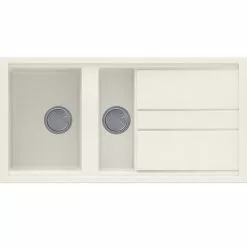 Reginox Best 475 1.5 Bowl Granite Kitchen Sink - Cream