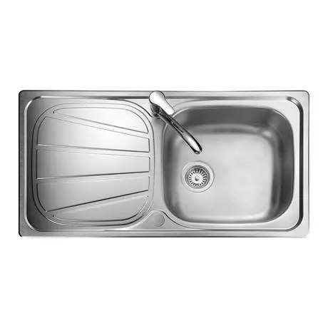 Rangemaster Baltimore 1.0 Bowl Stainless Steel Kitchen Sink 3 Rangemaster Baltimore 1.0 Bowl Stainless Steel Kitchen Sink - Image 3