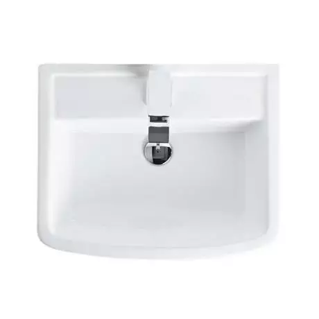 Brooklyn Modern Square Basin + Pedestal (1 Tap Hole) 4 Brooklyn Modern Square Basin + Pedestal (1 Tap Hole) - Image 4